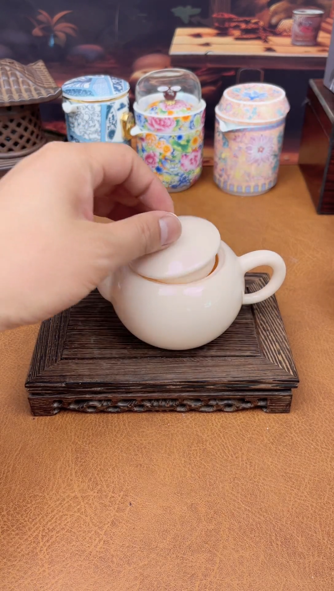 【闪购商品】陶瓷茶具摆件茶叶罐