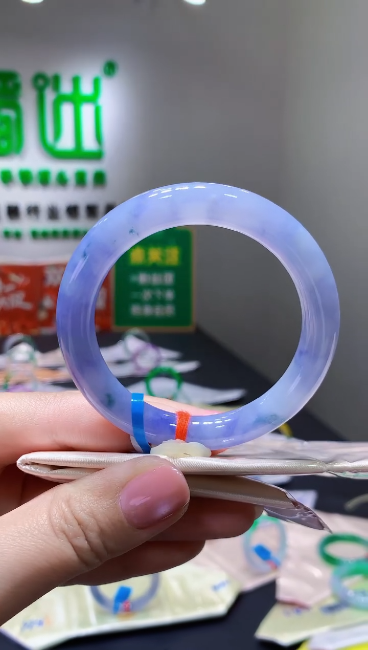 未镶嵌手镯翡翠 jk02天然缅甸翡翠A货52.6圆条