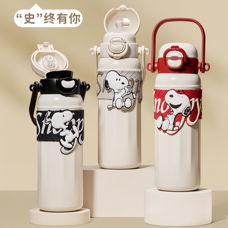 史努比网红316不锈钢保温杯水杯580ML01359
