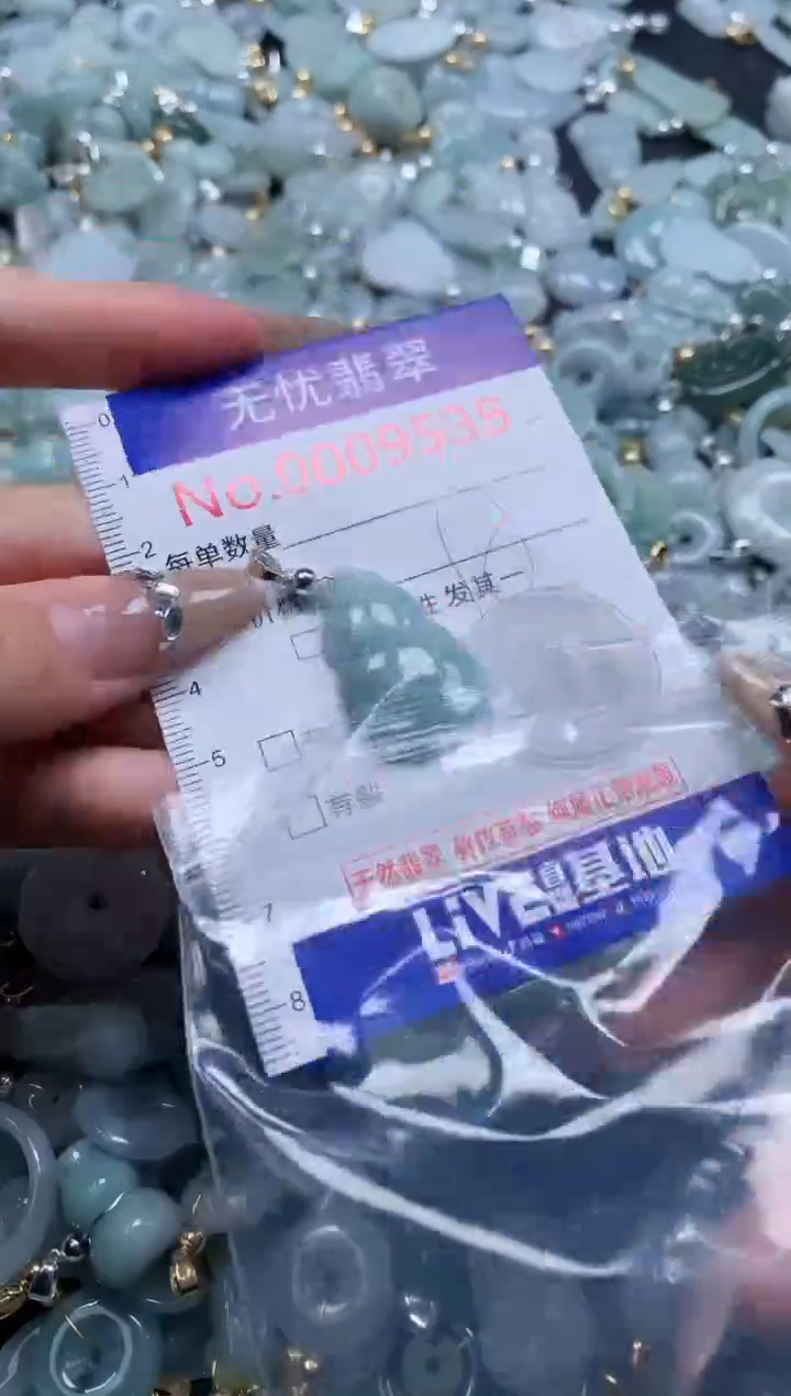 翡翠未镶嵌吊坠(不含链)9558