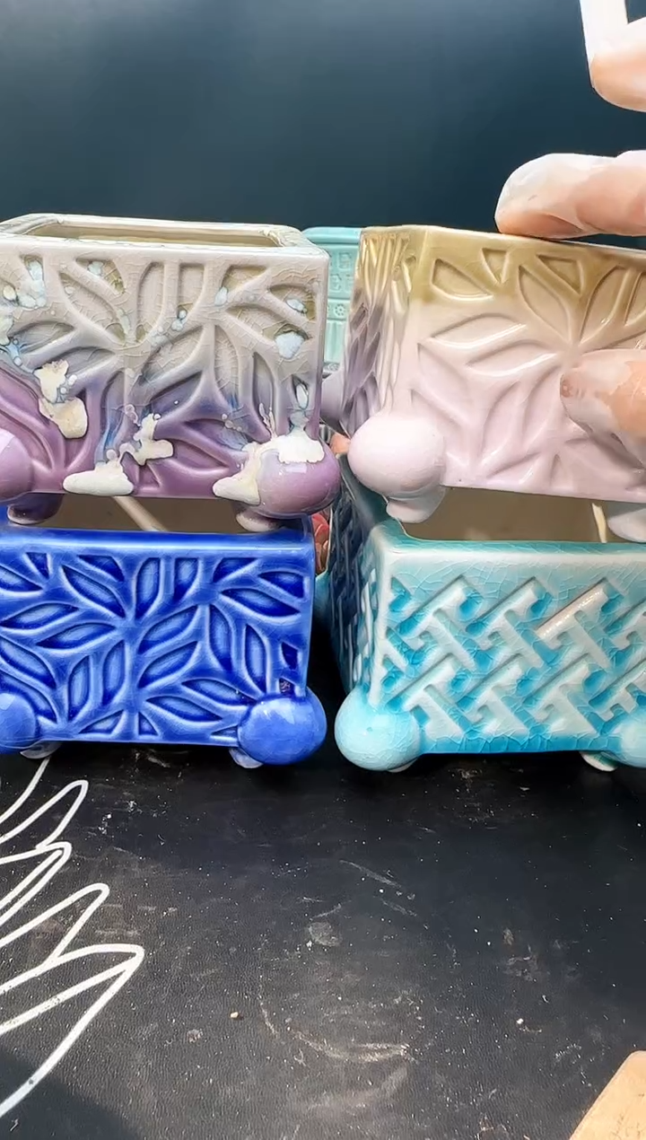 3 575 方口大蛙腿盆 4 个默认微瑕