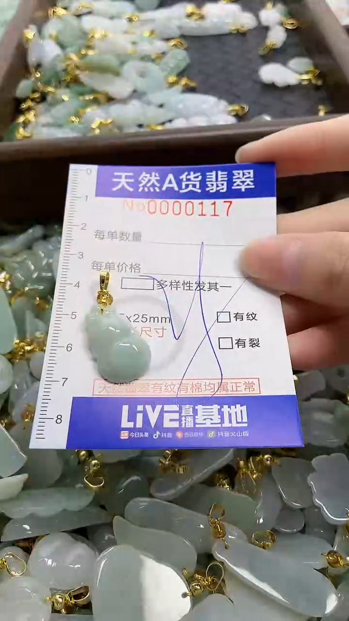 颈饰未镶嵌翡翠天然A货翡翠