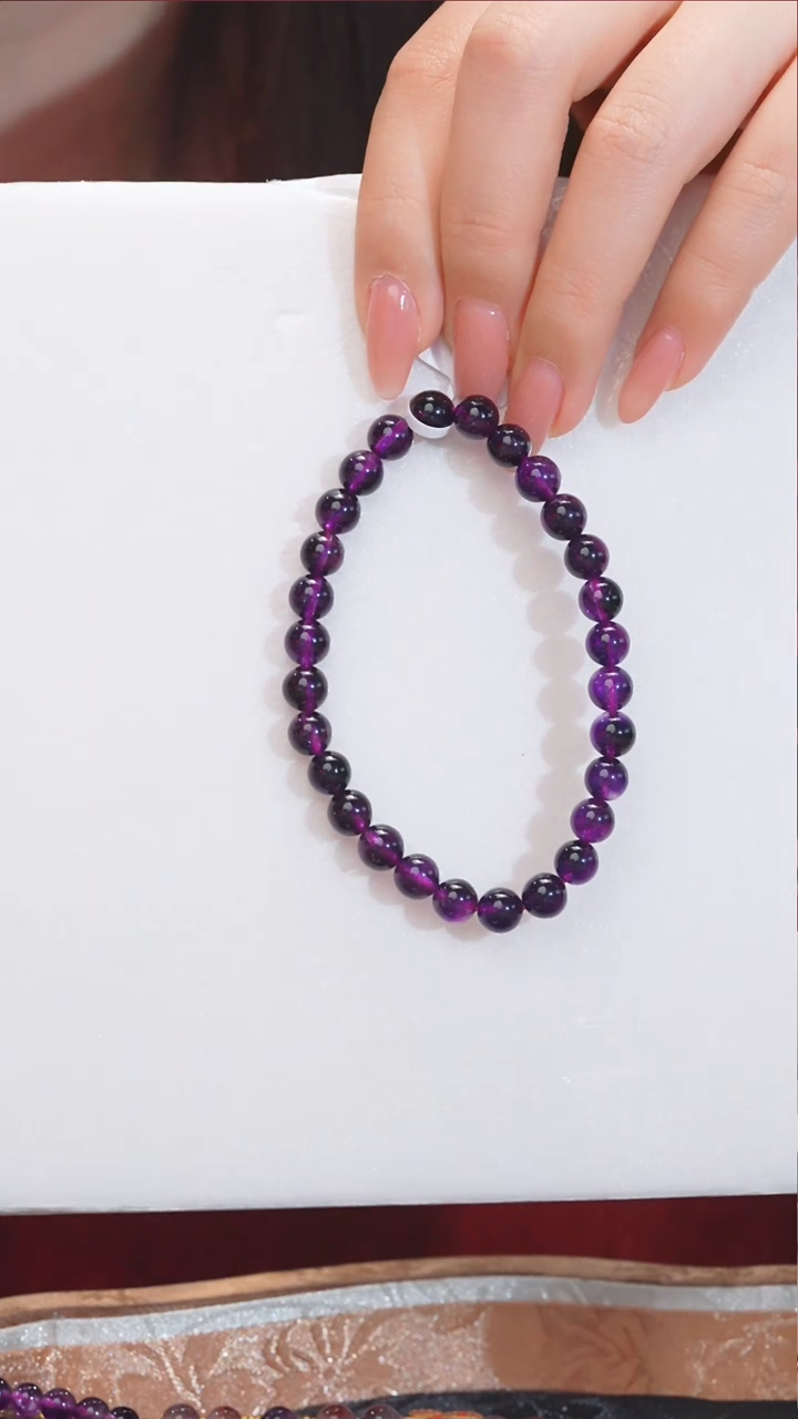 【闪购商品】水晶手串未镶嵌超七 卡6-7@@W9765