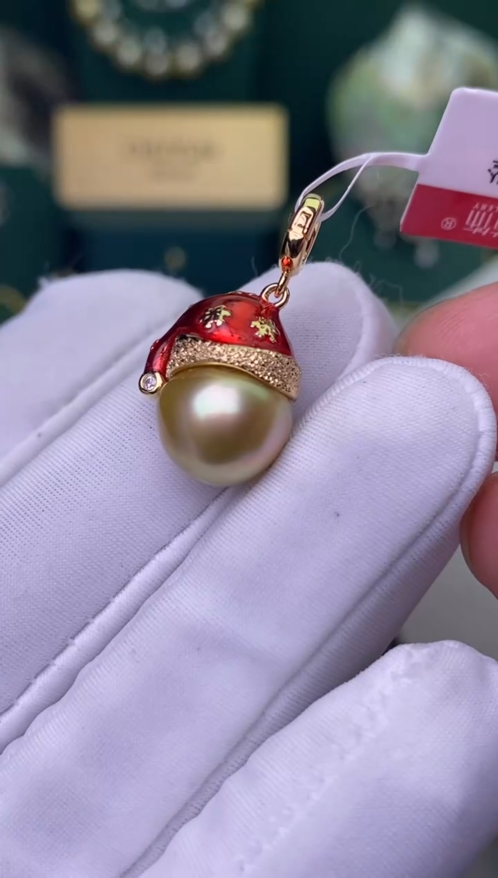 【闪购商品】海水珍珠颈饰银S925镶嵌11-12