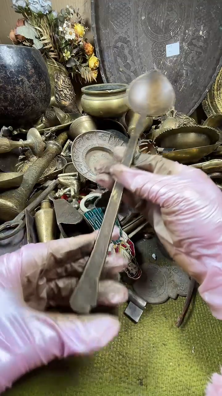 山**秀亿锦铜回流铜器摆件29