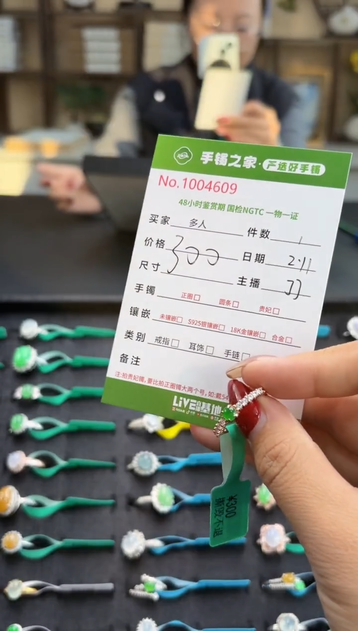【闪购商品】翡翠耳饰银S925镶嵌多人