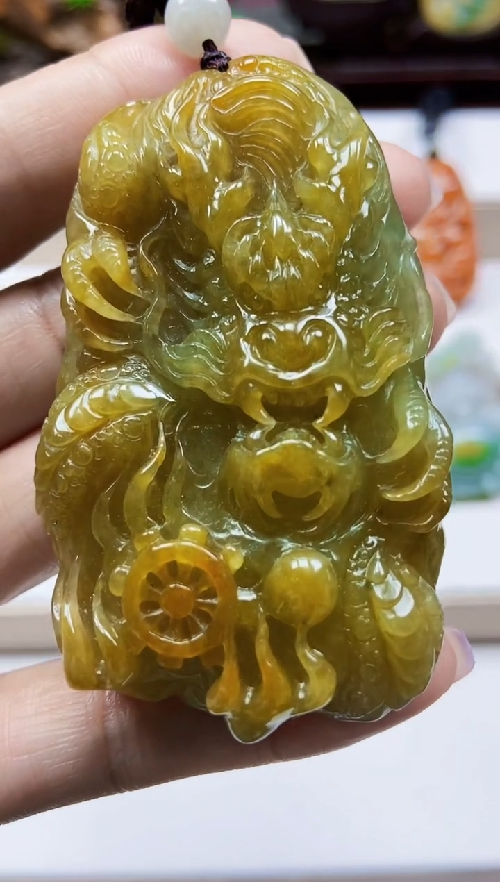 颈饰未镶嵌翡翠翡翠A货