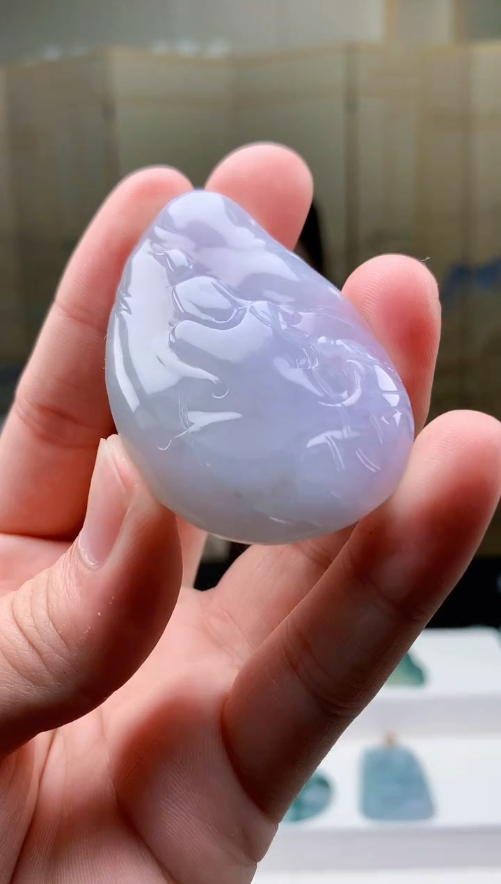 【闪购商品】定制翡翠未镶嵌0405bb-毛货挂件33