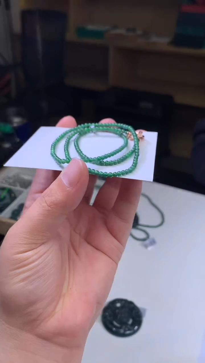 项链未镶嵌翡翠长串