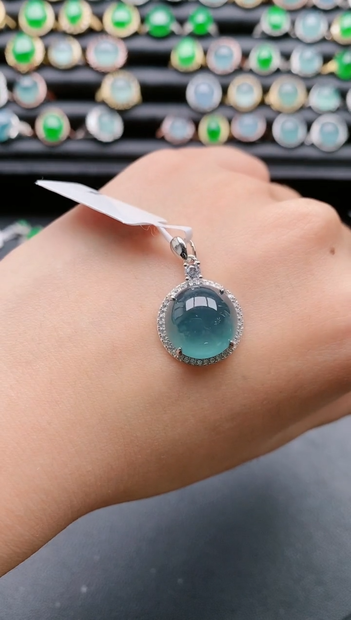 【闪购商品】翡翠戒指银S925镶嵌111111