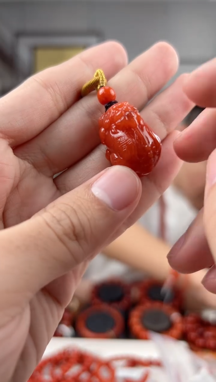 【闪购商品】南红玛瑙貔貅未镶嵌@T05780@