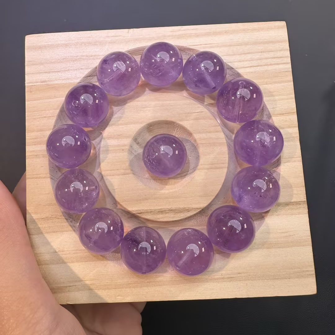 7A天然薰衣草紫水晶单颗15mm【单颗装】多样性发一