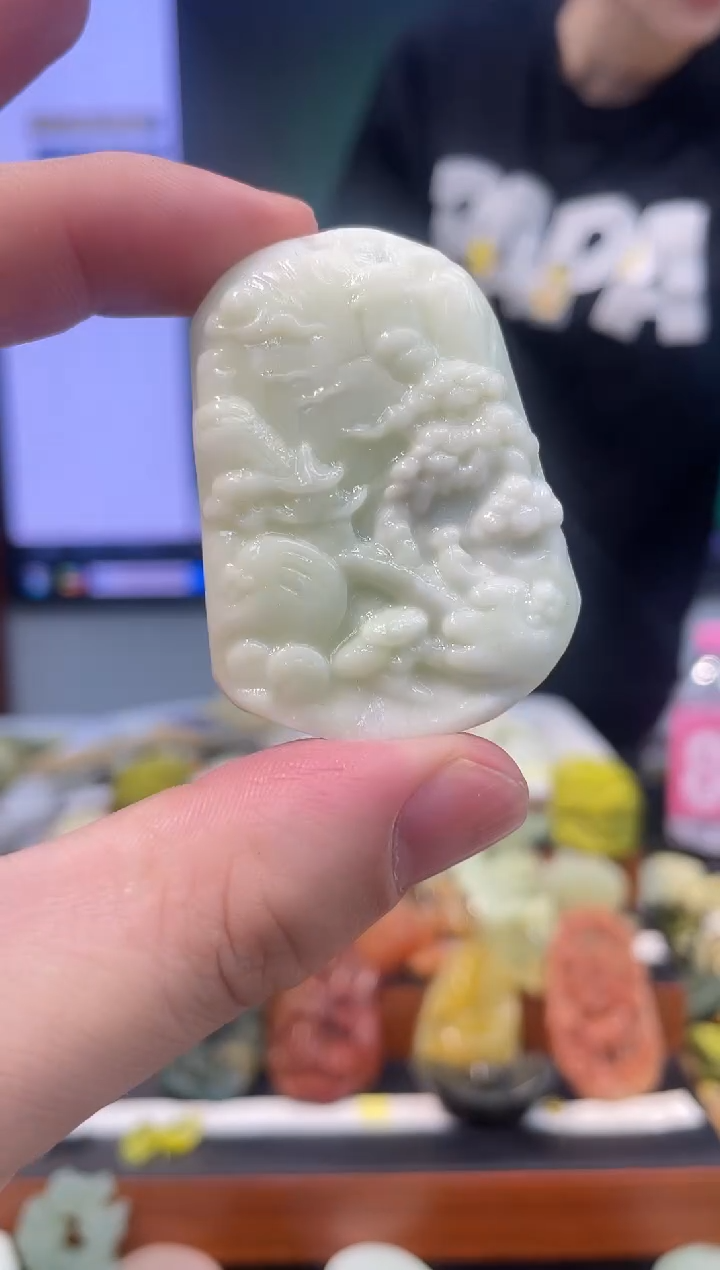 【闪购商品】岫玉吊坠未镶嵌·