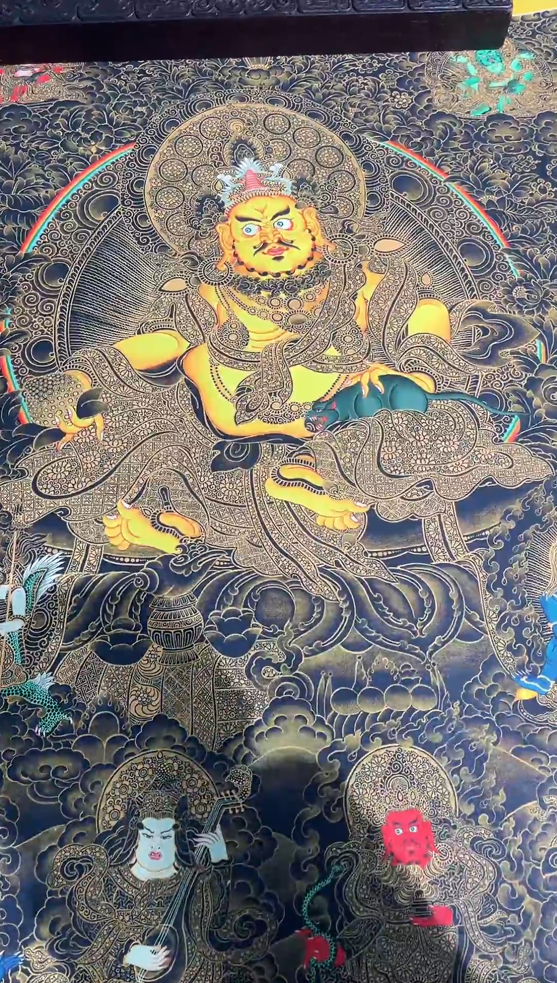 卷轴画曦曦的唐卡tk160