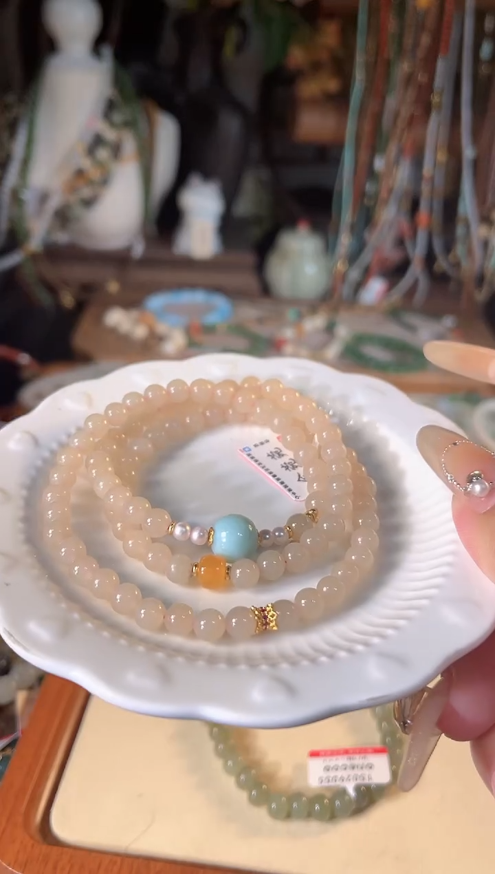 【闪购商品】和田玉手链银S925镶嵌多样性发货其一