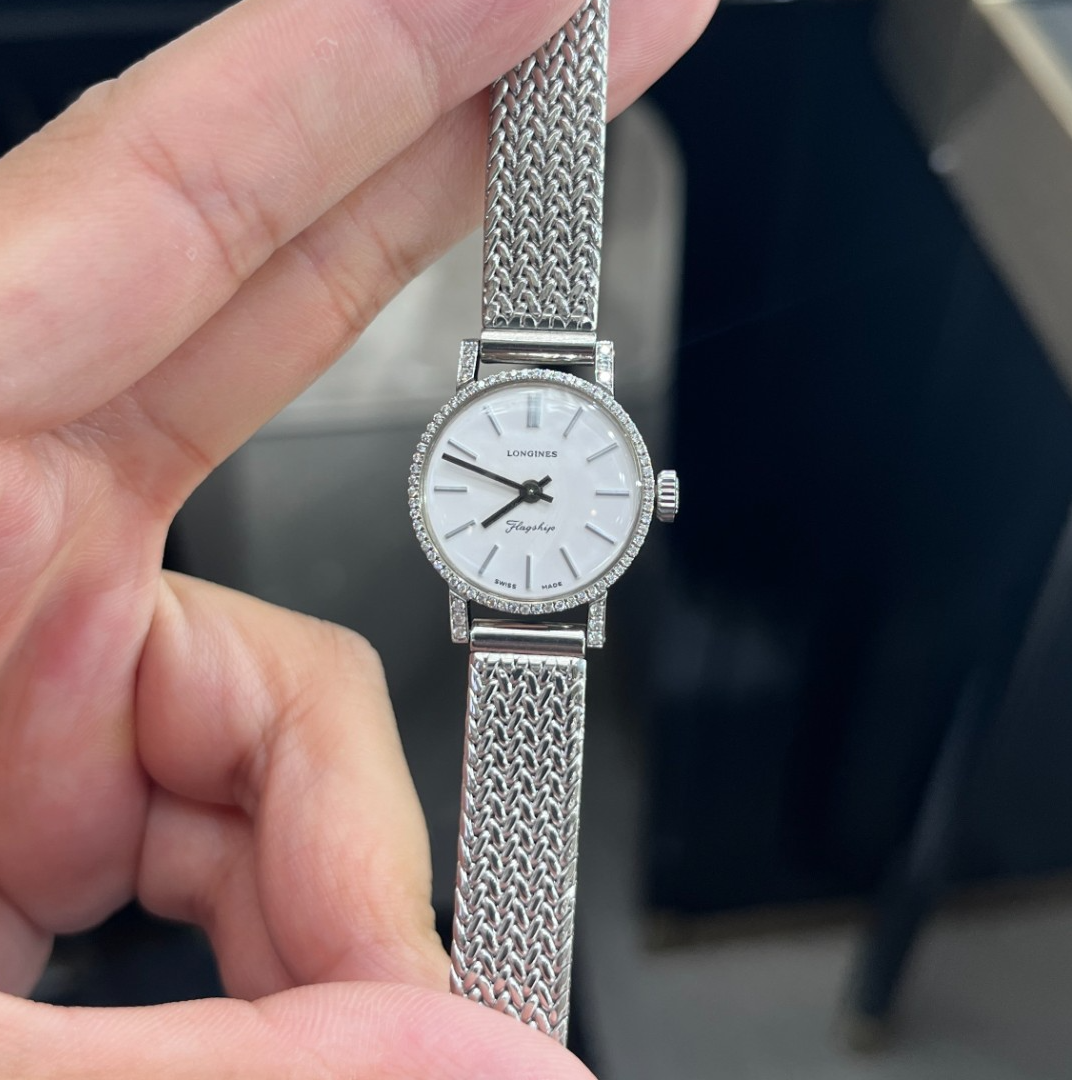 95新 Longines/浪琴 手动机械后钻20.5mm/公价32999/w10789