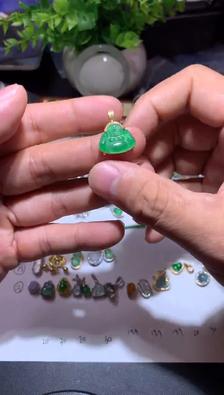 吊坠(不含链)未镶嵌翡翠西**绵1