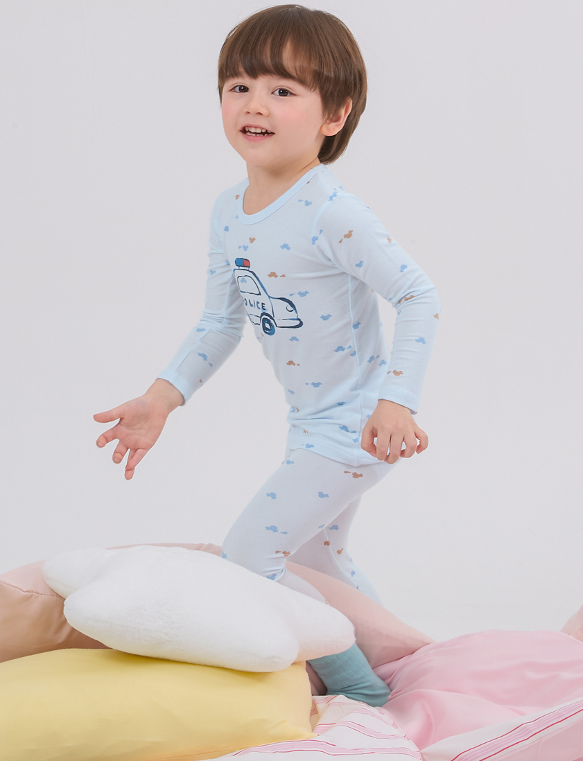 韩国olomimi卡通春秋冬季A类秋衣裤儿童长袖家居服睡衣宝宝薄款