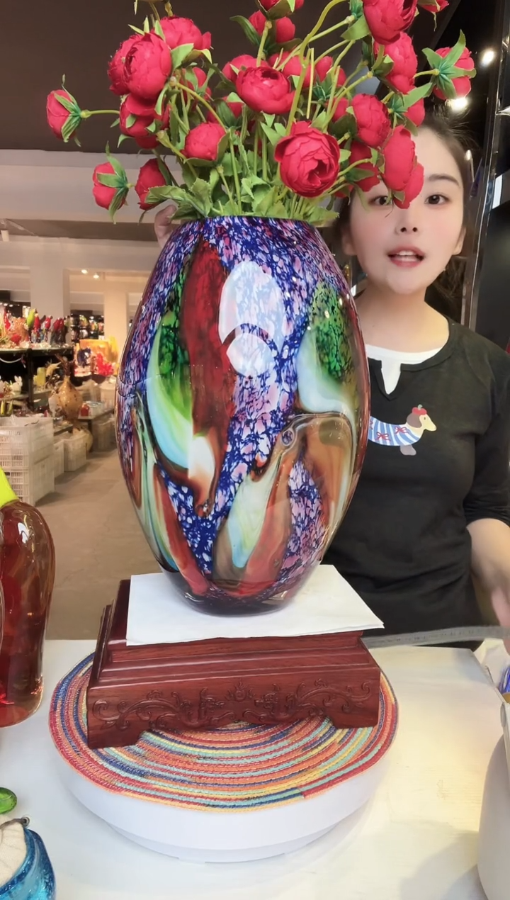 【闪购商品】茶盏琉璃摆件家居摆件