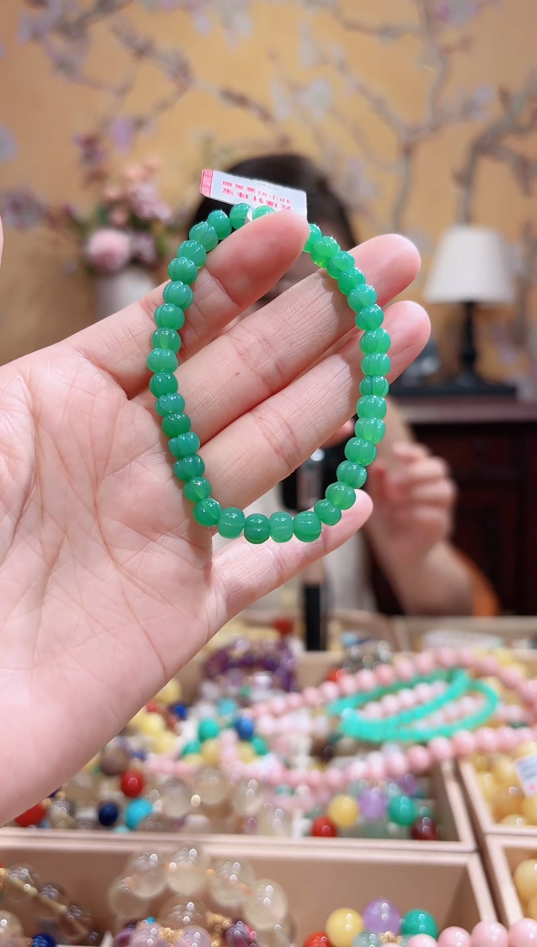 未镶嵌手链石英质玉设计款手串