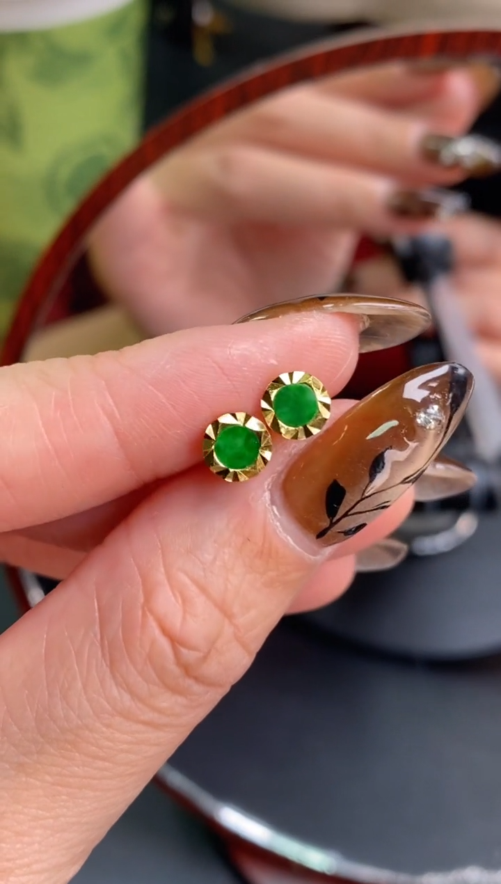 颈饰银S925镶嵌翡翠净货多样性发其一15262