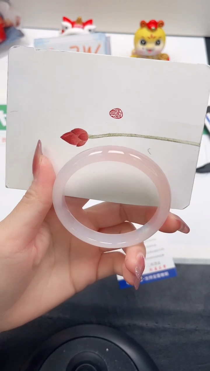 【闪购商品】石英质玉手镯未镶嵌322-56.5