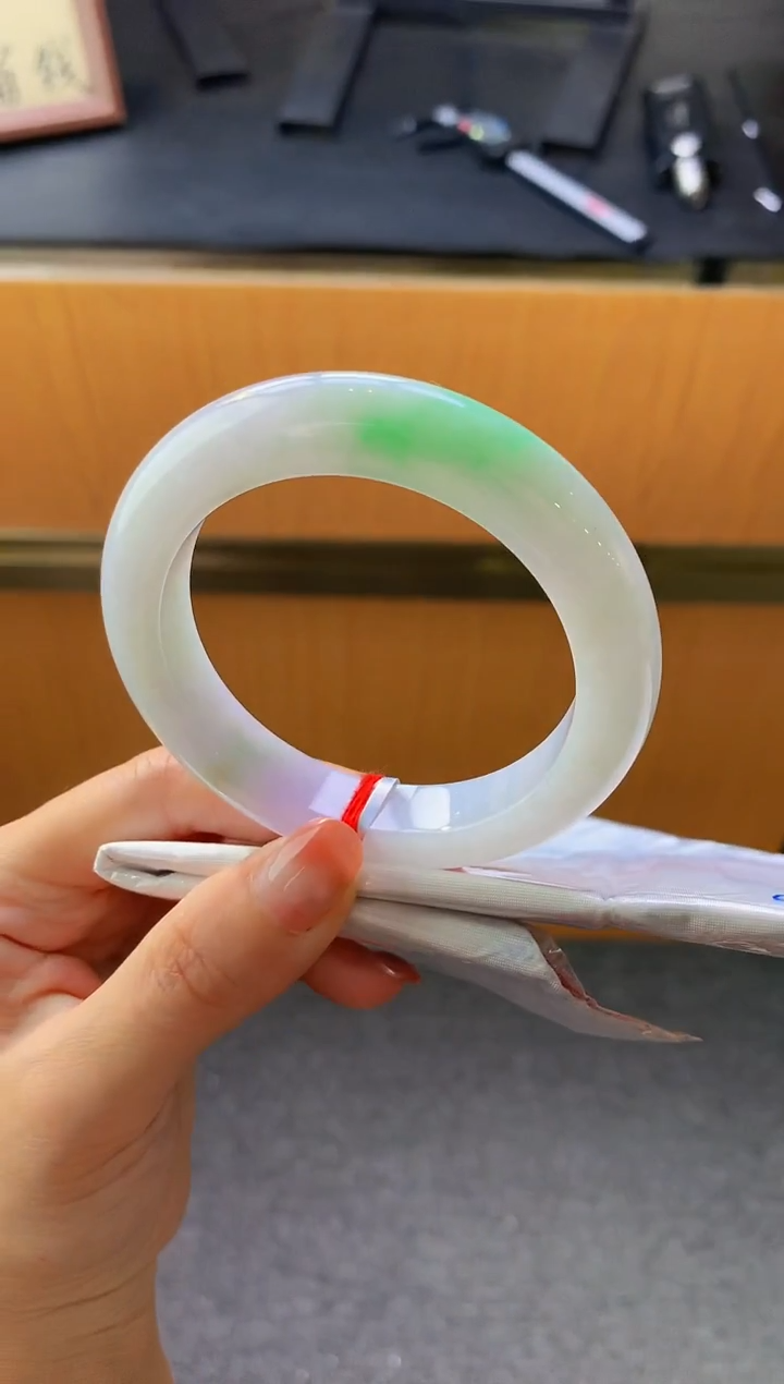 未镶嵌手镯翡翠-C397 圈口 56.5