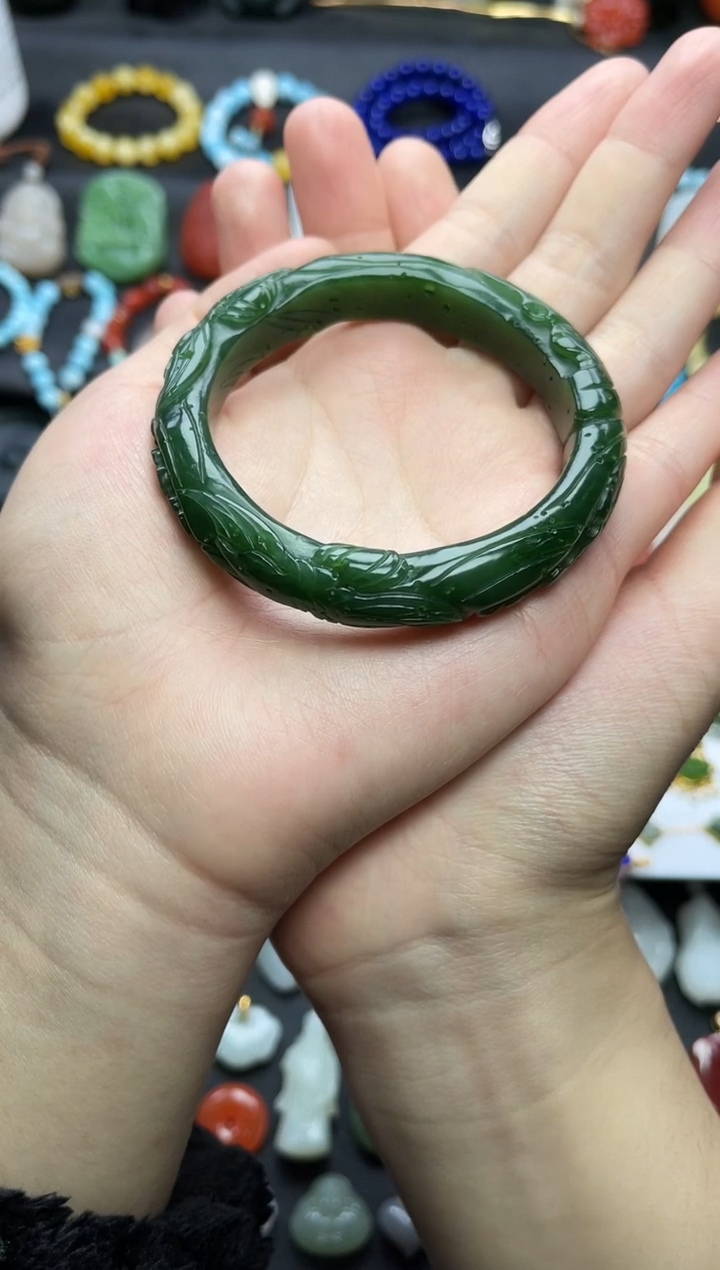 未镶嵌手镯和田玉58圈口06