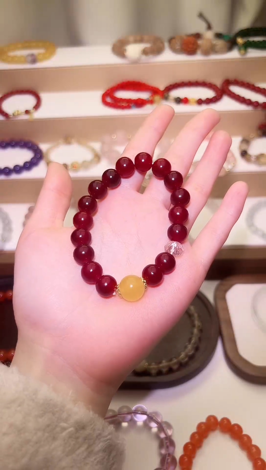 【闪购商品】玛瑙/玉髓手串未镶嵌玛瑙手串