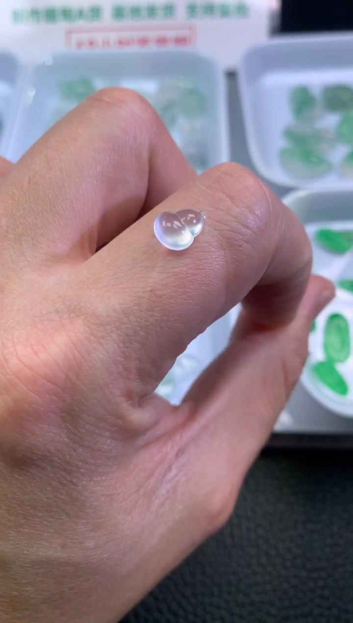 【闪购商品】定制翡翠未镶嵌葫芦9.0-7.4-4.1