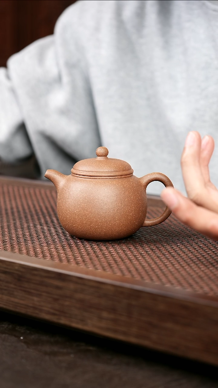 茶壶紫砂青降坡小匏尊