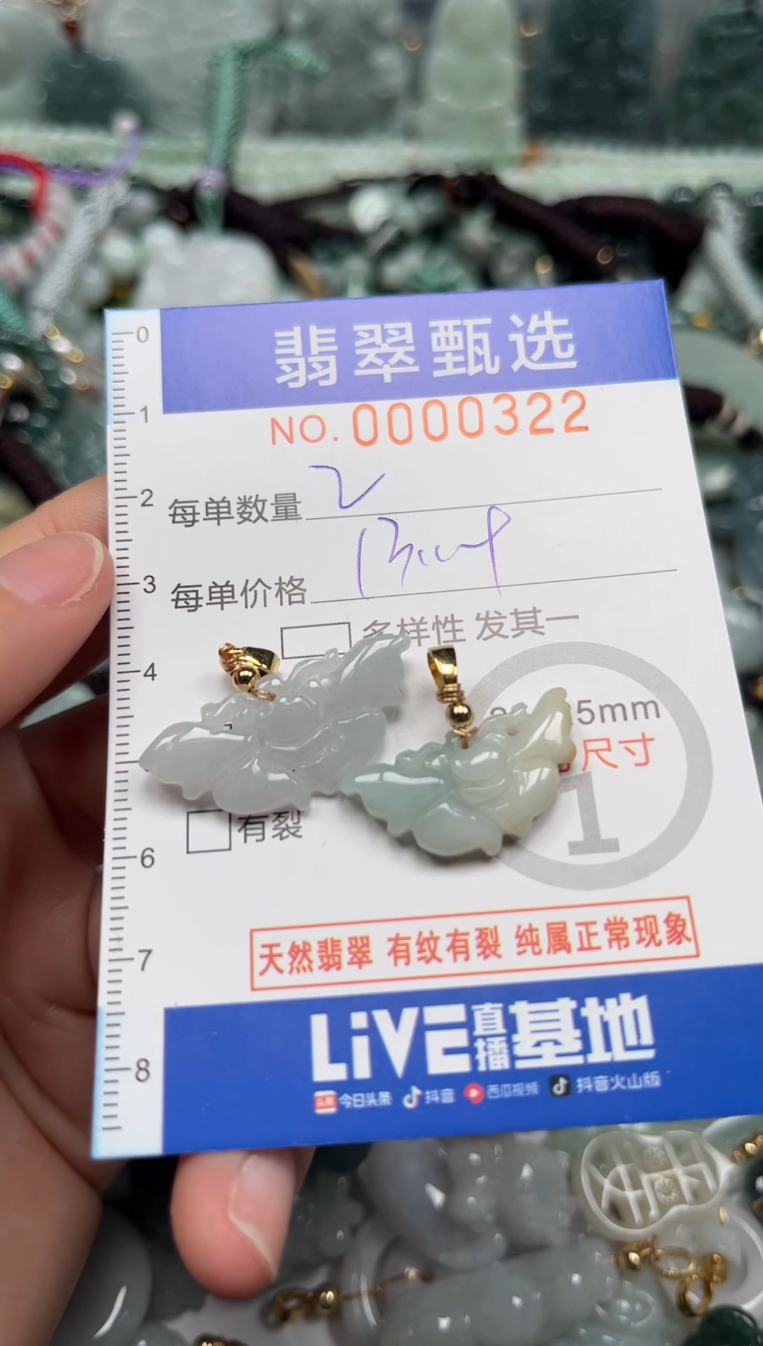 【闪购商品】翡翠颈饰未镶嵌00..0322