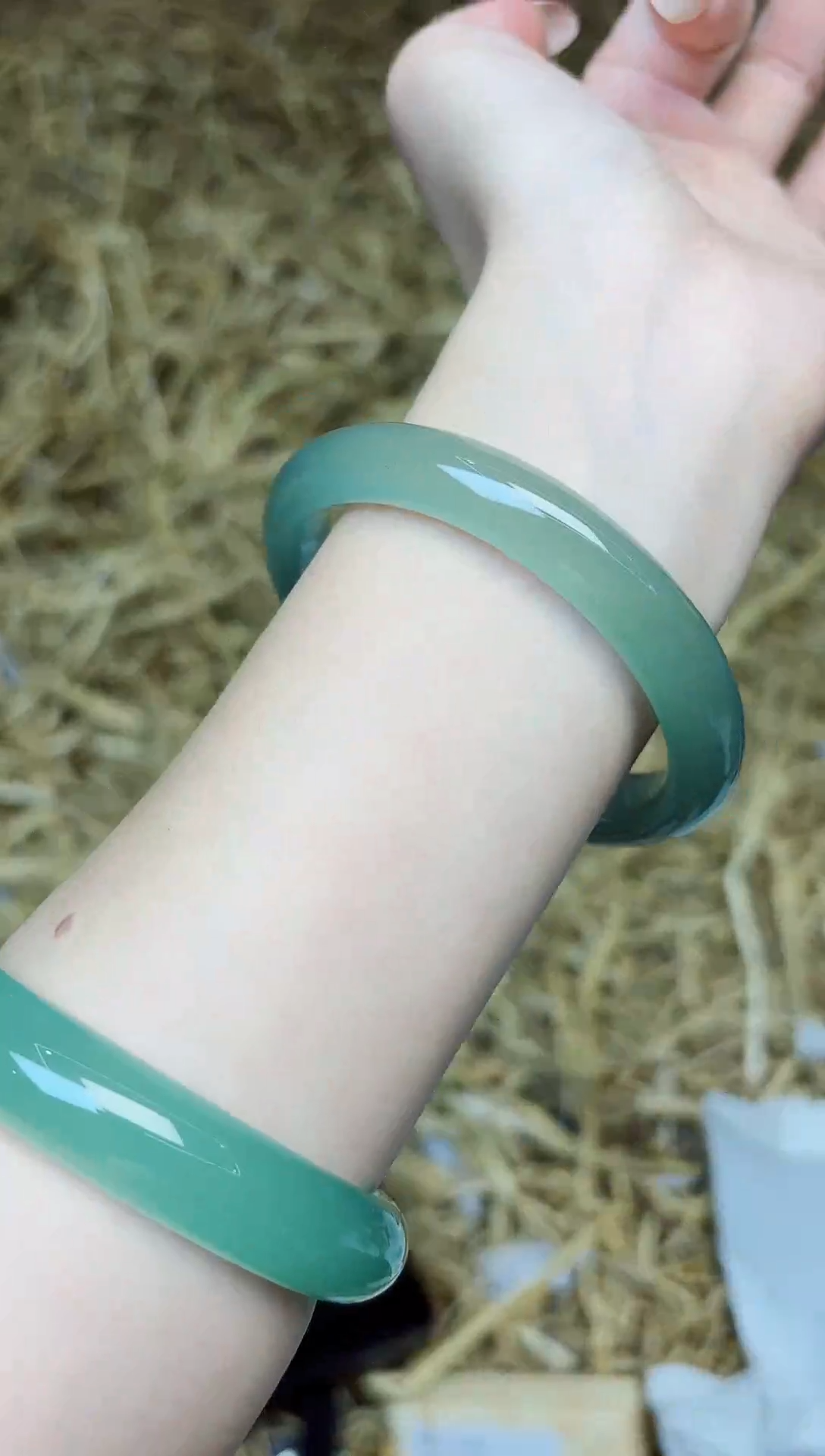 未镶嵌手镯石英质玉2197东陵57