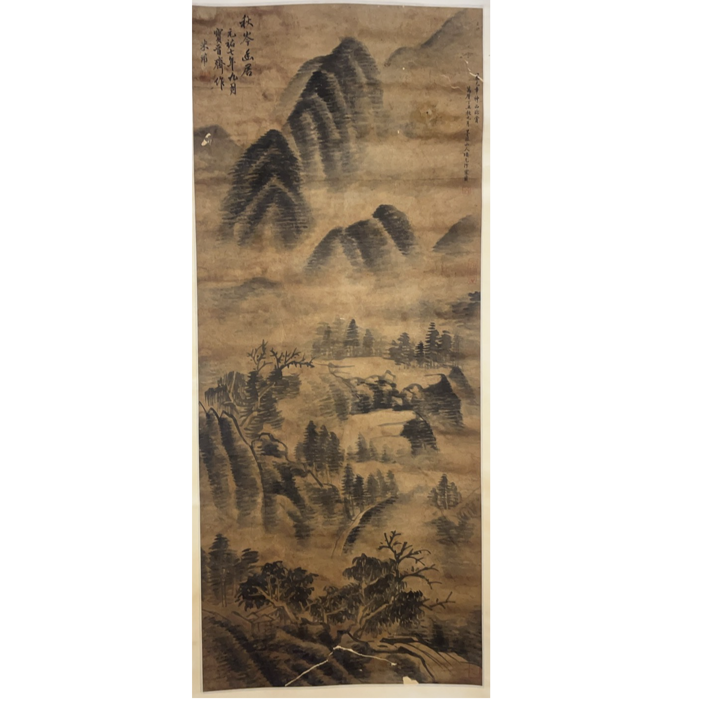 Lot 6250 米老款绘画山水57x135. 6.94平尺