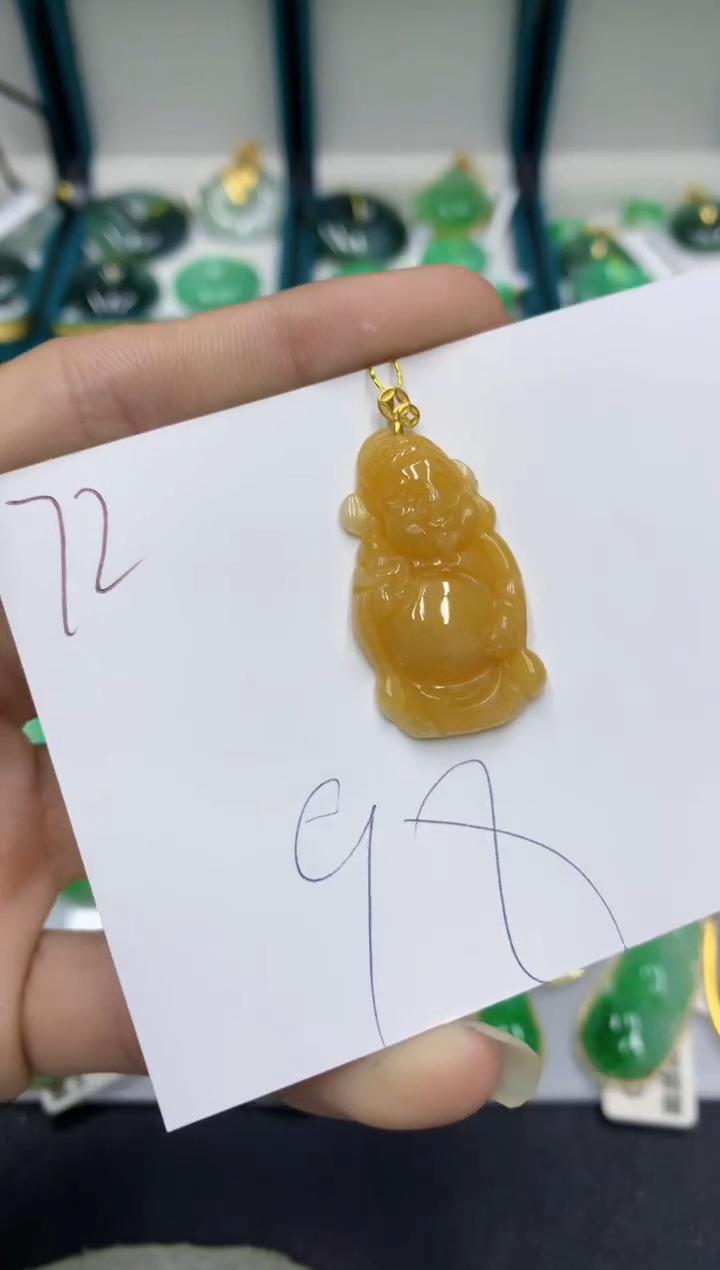 【闪购商品】翡翠颈饰18K金镶嵌翡翠