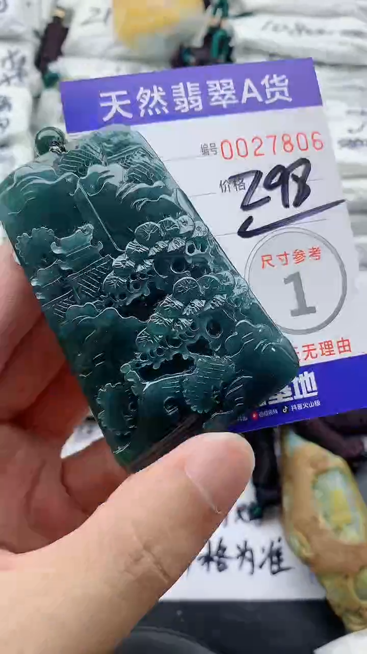 翡翠未镶嵌颈饰88888888