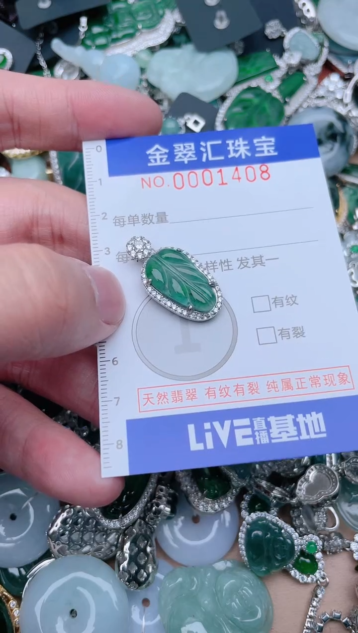 【闪购商品】翡翠颈饰未镶嵌1408....