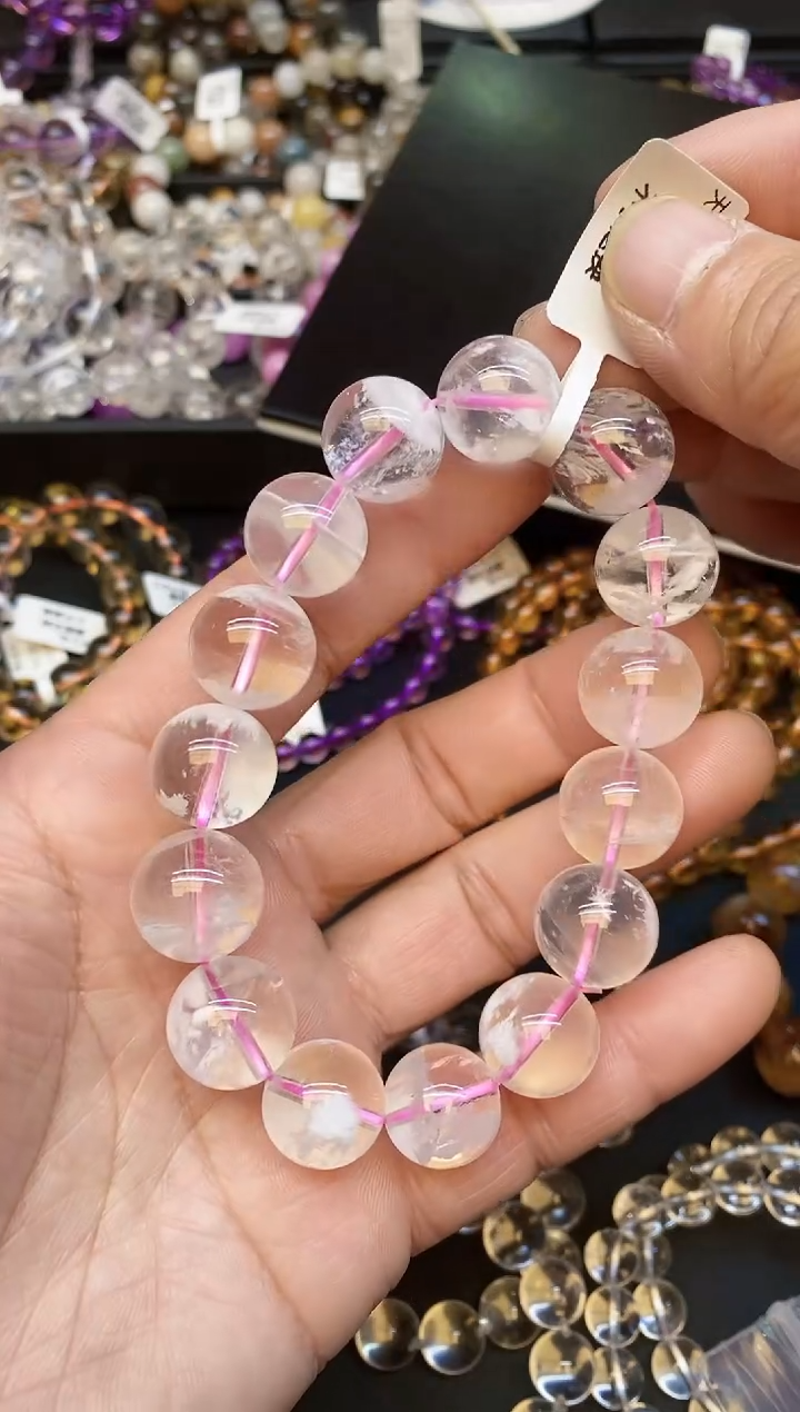 【闪购商品】水晶手链未镶嵌96 雪花幽灵15mm