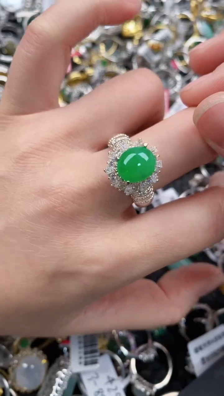 未镶嵌戒指翡翠222      6