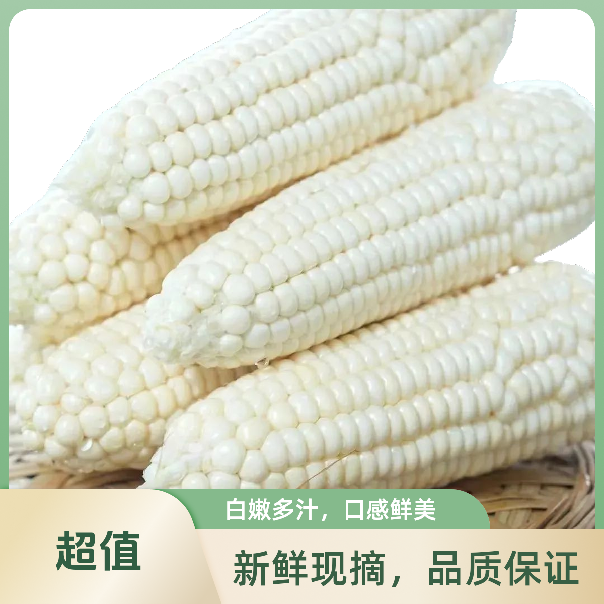 【甜糯玉米】新鲜带壳元谋玉米3kg约6-7包