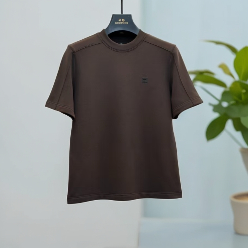 【短袖卫衣1885】男士轻奢高品欧货简约时尚都市休闲卫衣短袖T恤衫