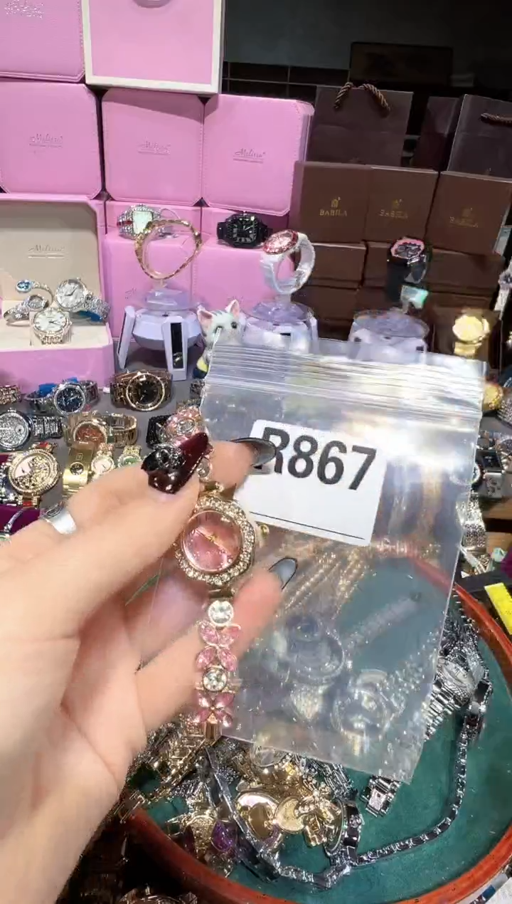 石英机芯不锈钢不锈钢直播定闪专用