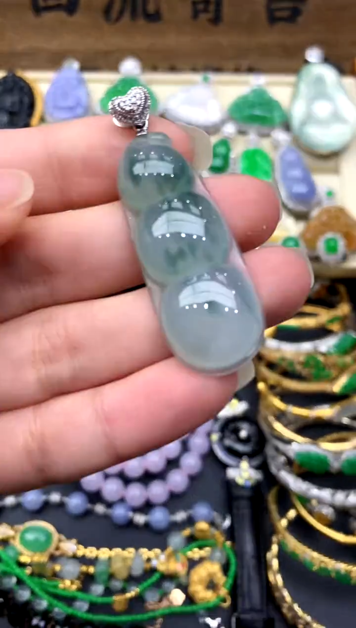 【闪购商品】翡翠颈饰18K金镶嵌276-中国好珍宝