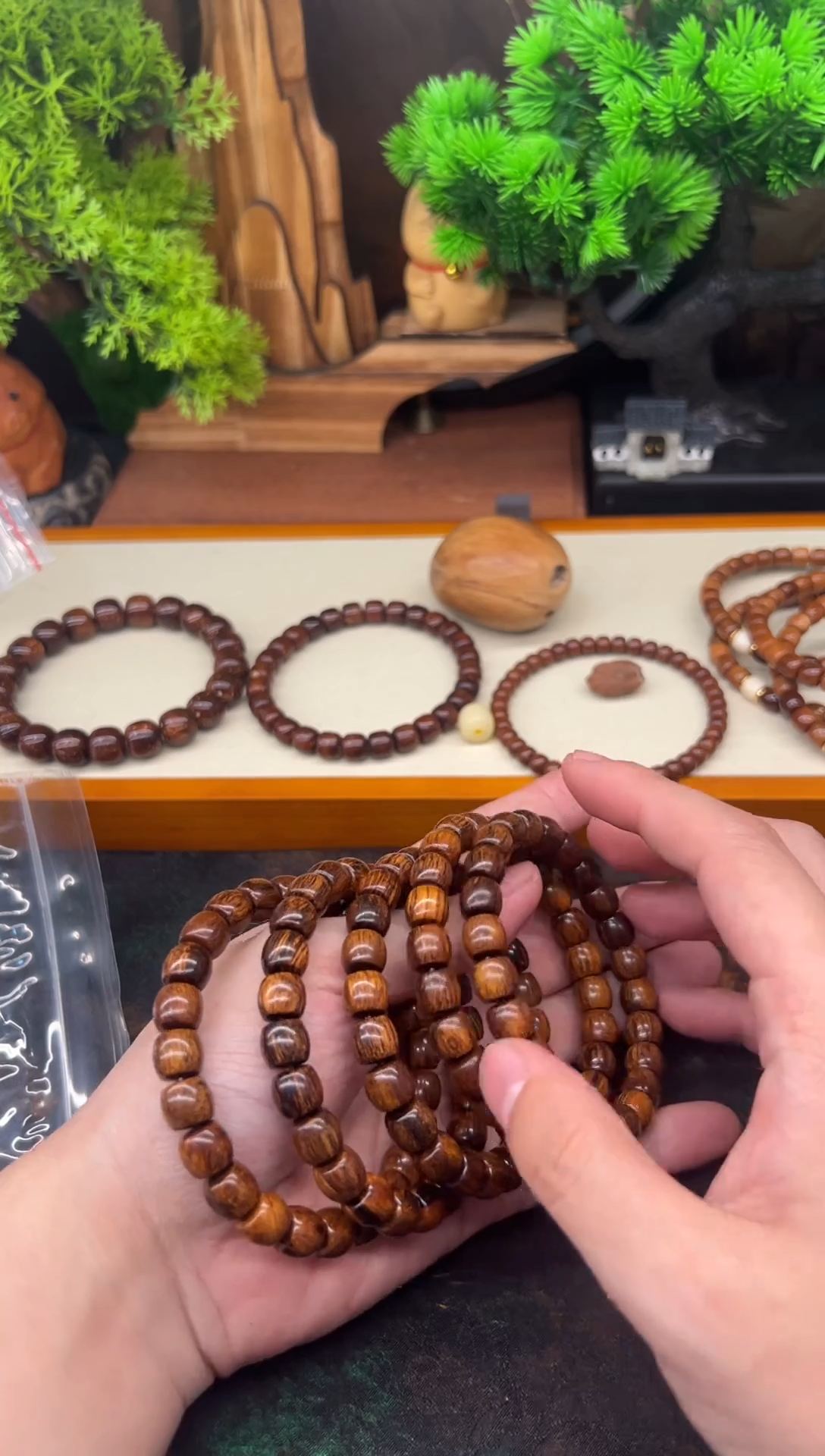 贡木手串/手链贡木直切8*9素圈
