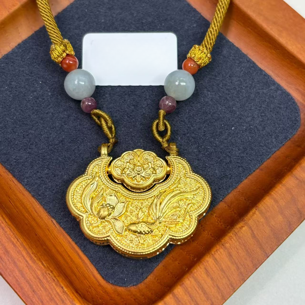 足金999莲莲有鱼锁包WH1289  配件