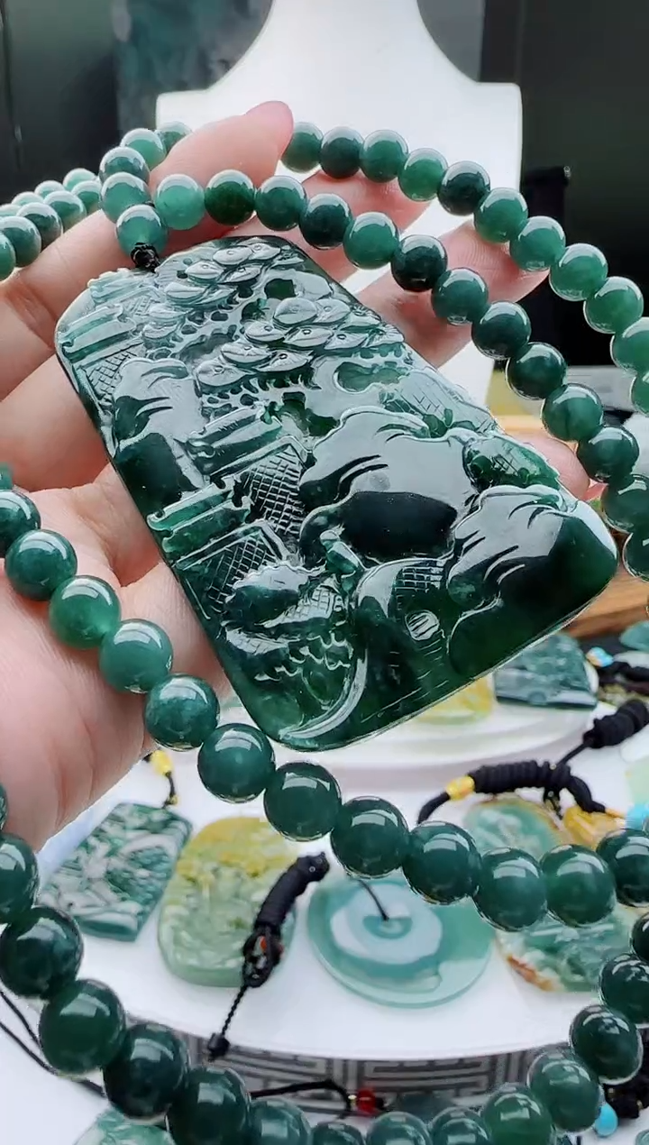 【闪购商品】翡翠颈饰未镶嵌11111111