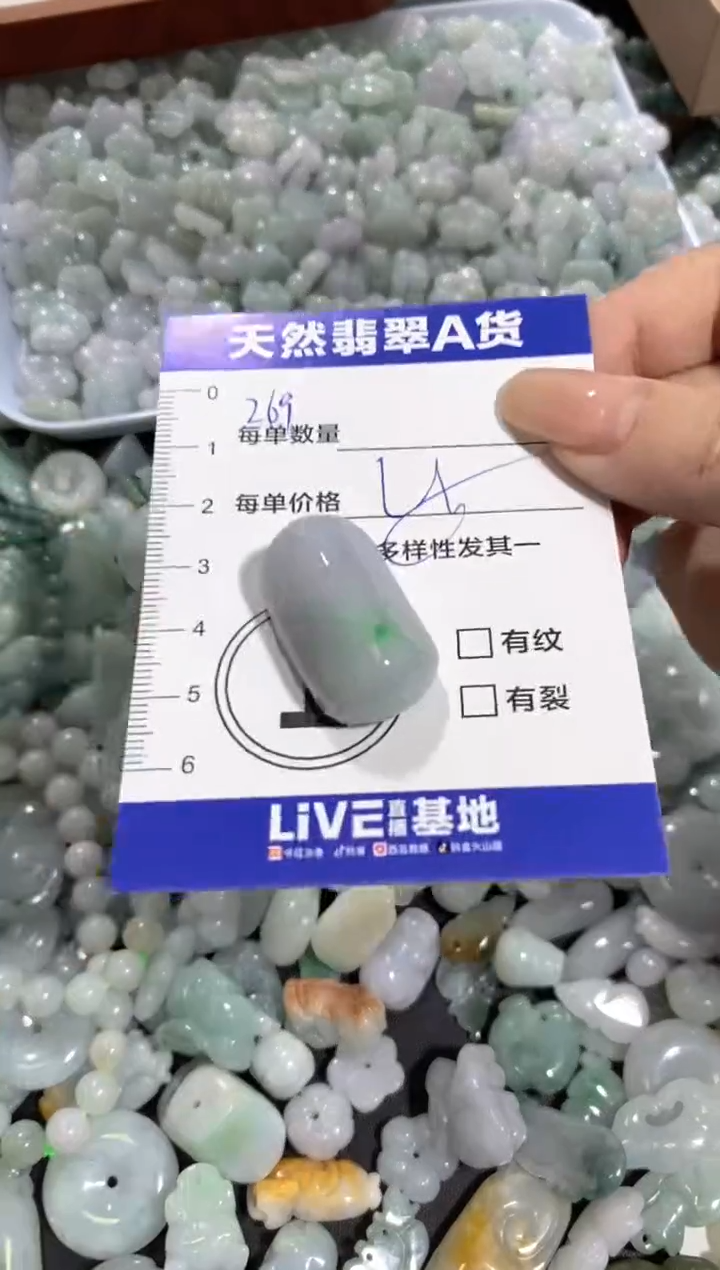 颈饰未镶嵌翡翠天然翡翠A货批量多样性发一件