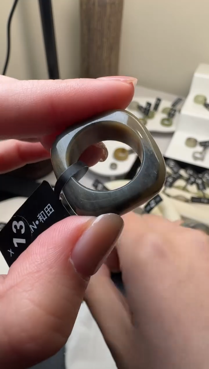 【闪购商品】和田玉戒指未镶嵌10