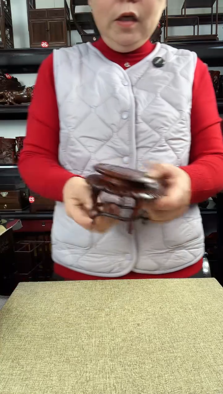 木357瑕疵老李红木工艺品