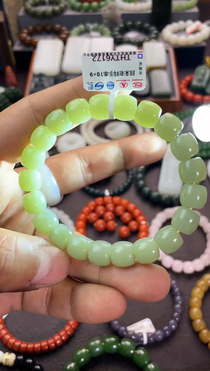【闪购商品】和田玉10*9手串未镶嵌发一件THTY6172